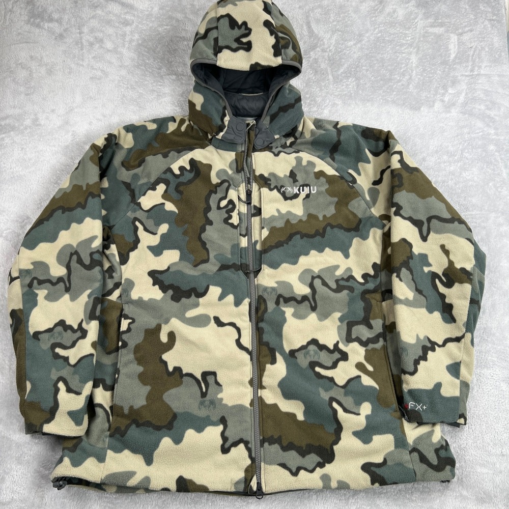 KUIU Proximity Hooded Insulated Jacket 2XL Verde Camo Men Whitetail Hunt